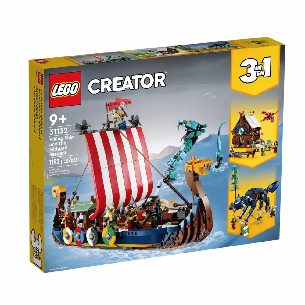 LEGO® Creator 31132 Wikingerschiff mit Midgardschlange