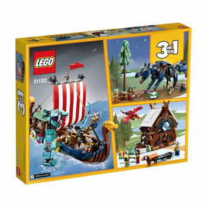 LEGO® Creator 31132 Wikingerschiff mit Midgardschlange