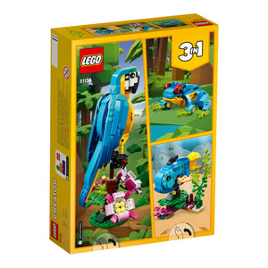 LEGO® Creator 31136 Exotischer Papagei Verpackung Rückseite