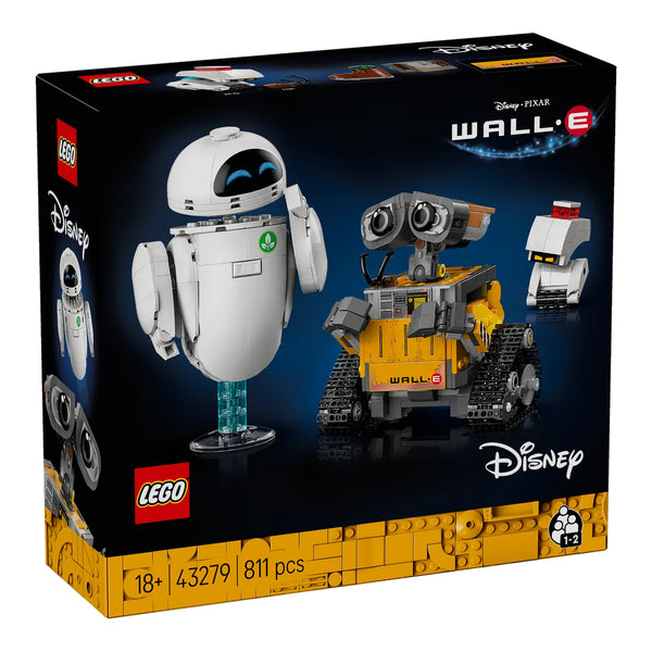 LEGO® ǀ Disney and Pixar 43279 WALL-E und EVE Verpackung Vorderseite