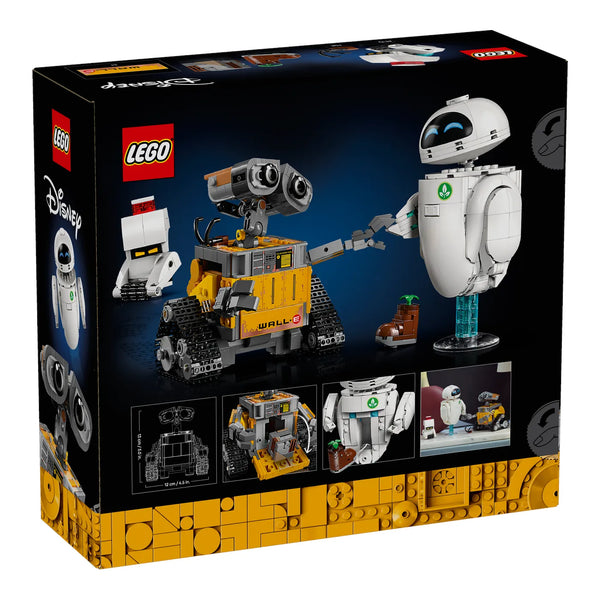 LEGO® ǀ Disney and Pixar 43279 WALL-E und EVE Verpackung Rückseite