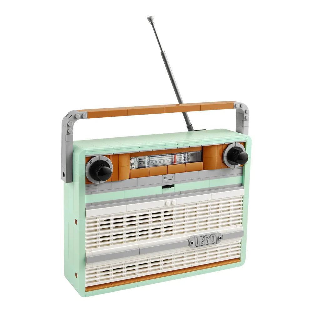LEGO® Icons 10334  Retro-Kofferradio Verpackung Vorderseite