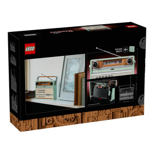 LEGO® Icons 10334  Retro-Kofferradio Verpackung Rückseite