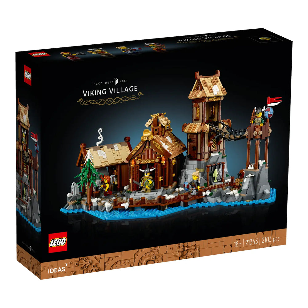 LEGO® Ideas 21343 Wikingerdorf Verpackung Vorderseite
