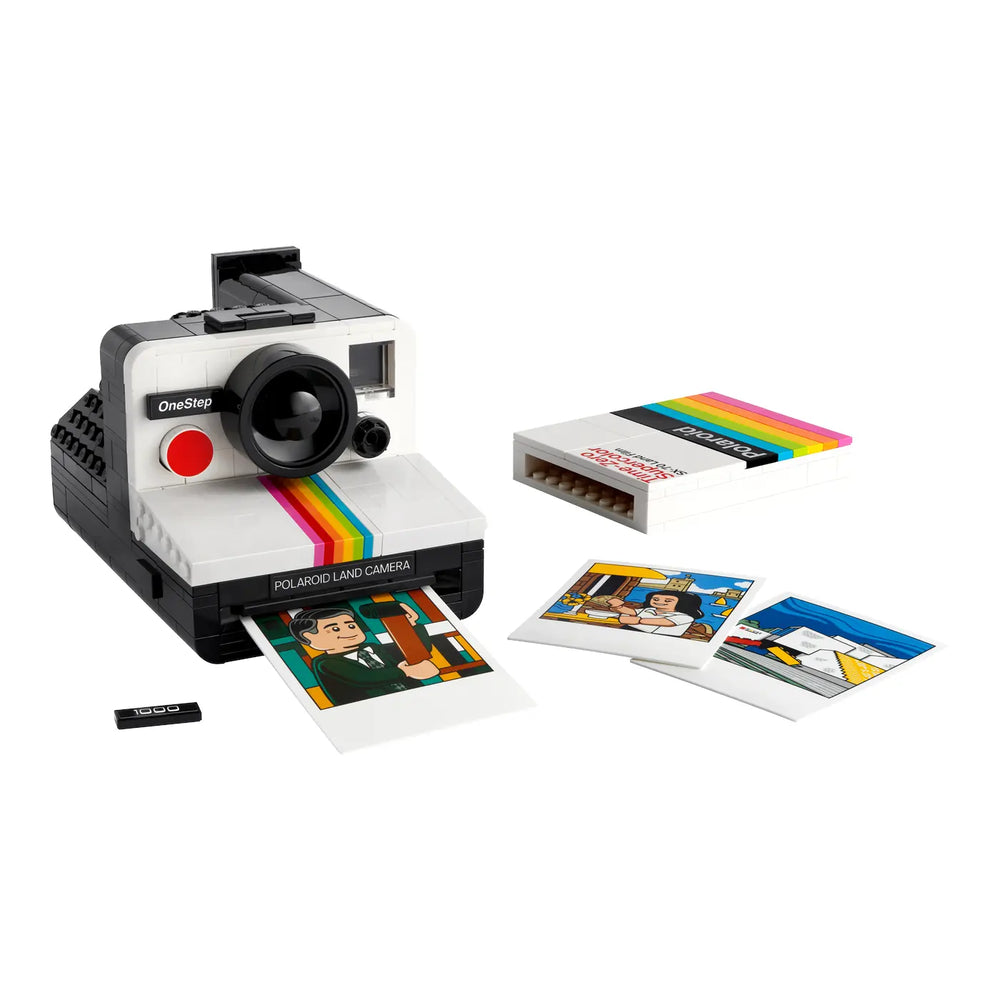 LEGO® Ideas 21345 Polaroid OneStep SX-70 Sofortbildkamera Verpackung Vorderseite