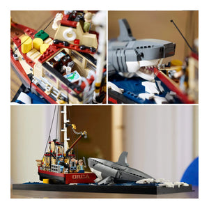 LEGO® Ideas 21350 Der weiße Hai Details