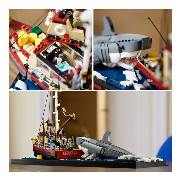 LEGO® Ideas 21350 Der weiße Hai Details