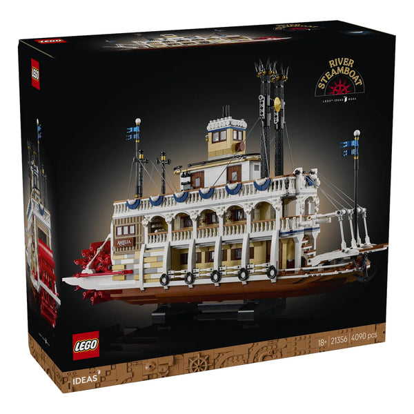LEGO® Ideas 21356 Flussraddampfer Verpackung Vorderseite