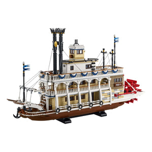 LEGO® Ideas 21356 Flussraddampfer aufgebaut