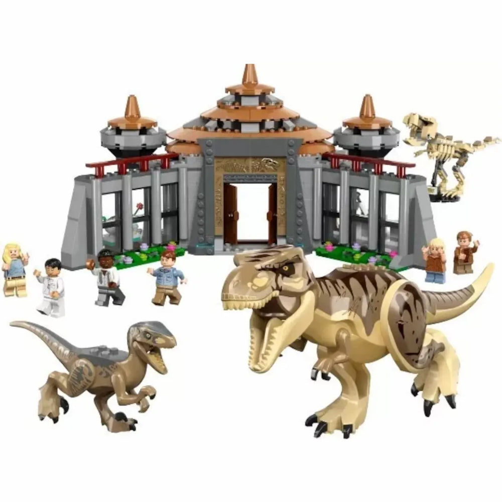 LEGO® Jurassic Park 76961 Angriff des T.Rex und des Raptors aufs Besucherzentrum