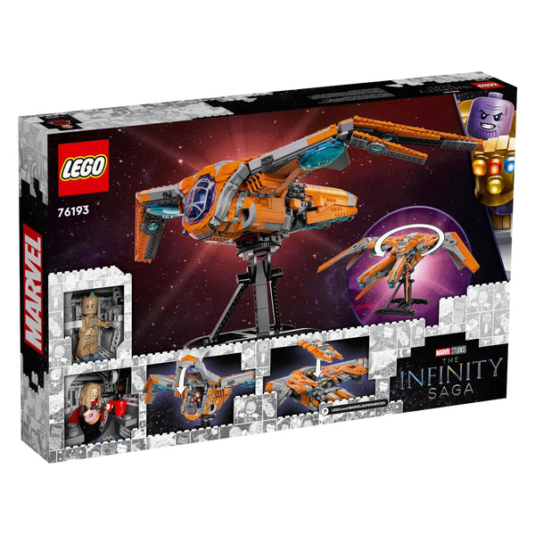 LEGO® Marvel 76193 Das Schiff der Wächter OVP Rückseite