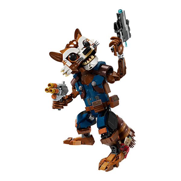 LEGO® Marvel 76282 Rocket & Baby Groot aufgebaut