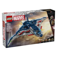 LEGO® ǀ Marvel 76325 Avengers: Age of Ultron Quinjet OVP Vorderseite