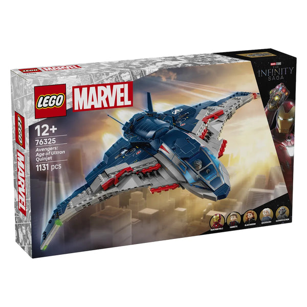 LEGO® ǀ Marvel 76325 Avengers: Age of Ultron Quinjet OVP Vorderseite