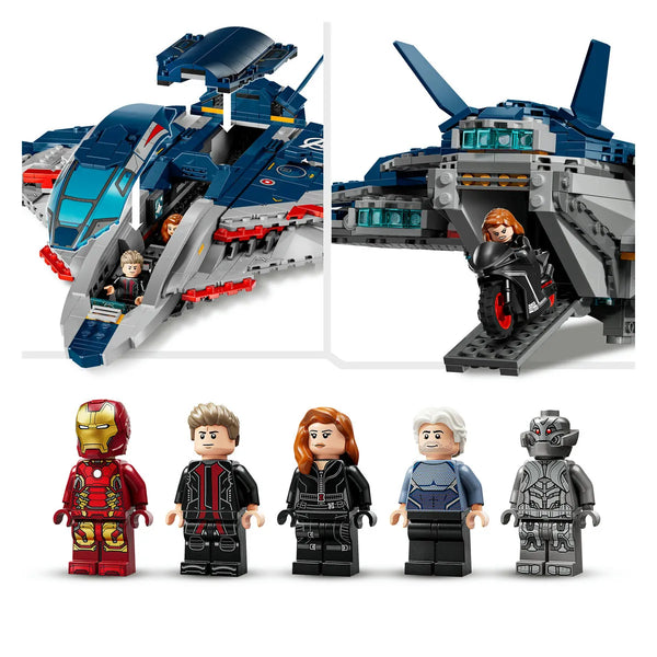 LEGO® ǀ Marvel 76325 Avengers: Age of Ultron Quinjet Minifiguren und Funktionen