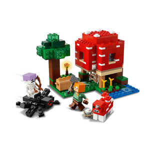 LEGO® Minecraft® 21179 Das Pilzhaus aufgebaut