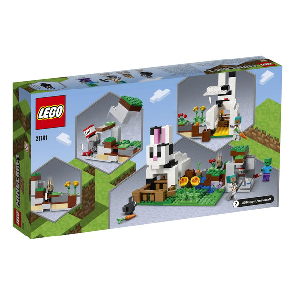 LEGO® Minecraft® 21181 Die Kaninchenranch Verpackung Rückseite