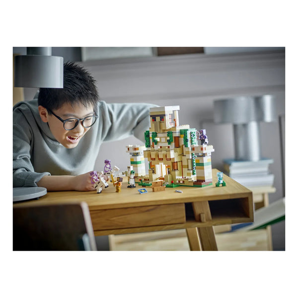LEGO® Minecraft® 21250 Die Eisengolem-Festung für Jungs