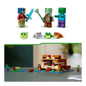 LEGO® Minecraft® 21256 Das Froschhaus Übersichtskollage