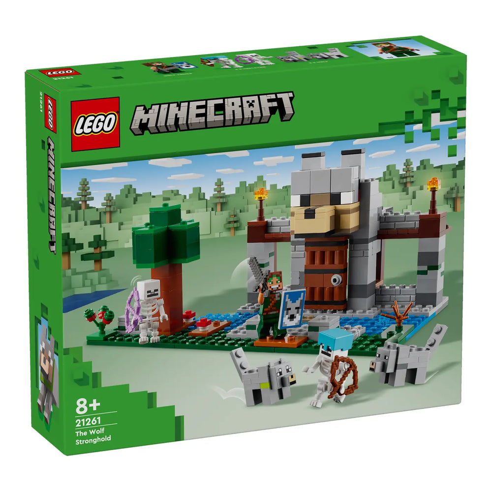 LEGO® Minecraft® 21261 Die Wolfsfestung Verpackung Vorderseite