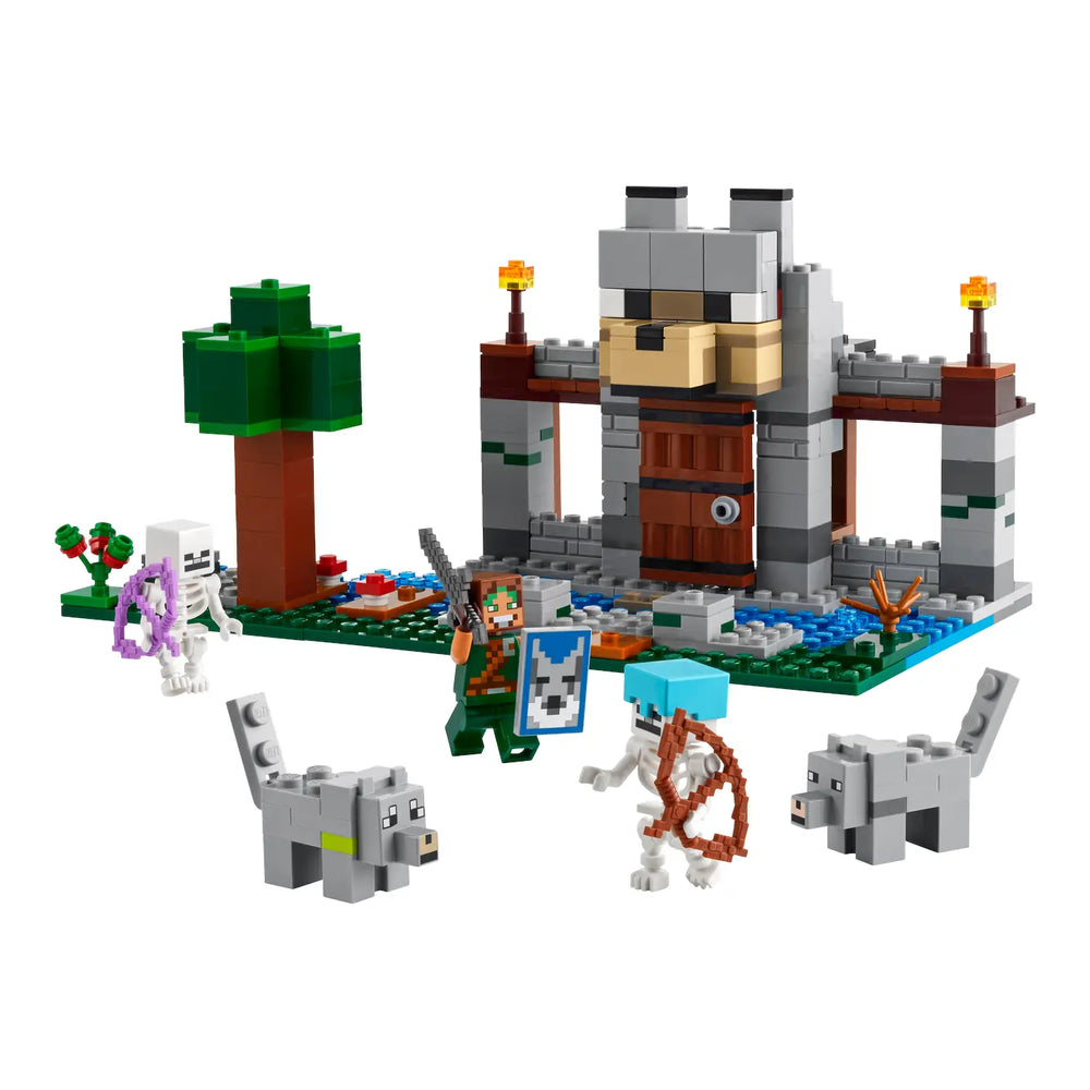 LEGO® Minecraft® 21261 Die Wolfsfestung Verpackung Vorderseite