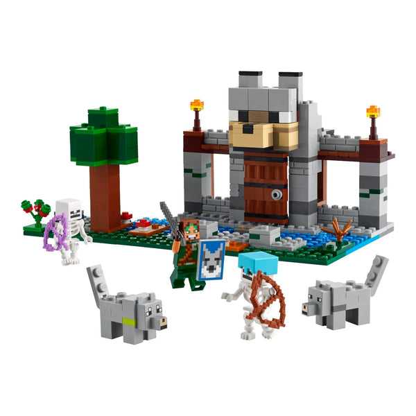 LEGO® Minecraft® 21261 Die Wolfsfestung aufgebaut