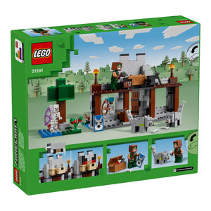 LEGO® Minecraft® 21261 Die Wolfsfestung Verpackung Rückseite