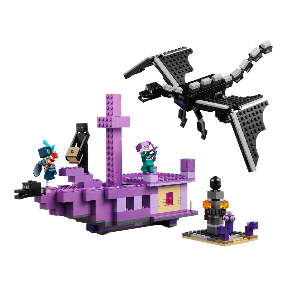 LEGO® Minecraft® 21264 Der Enderdrache und das Endschiff Verpackung Vorderseite