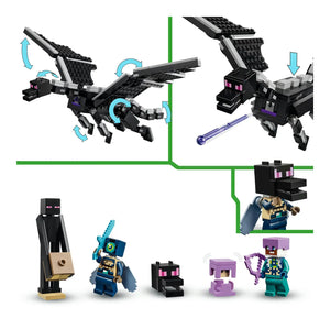 LEGO® Minecraft® 21264 Der Enderdrache und das Endschiff Funktionen