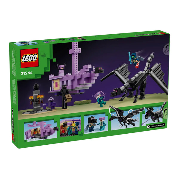 LEGO® Minecraft® 21264 Der Enderdrache und das Endschiff Verpackung Rückseite