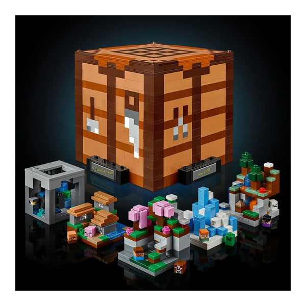LEGO® Minecraft® 21265  Die Werkbank Biome Übersicht