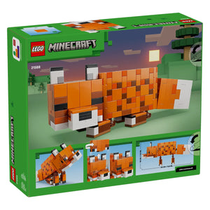 LEGO® Minecraft® 21588 Der Fuchs OVP Rückseite