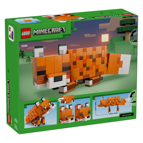 LEGO® Minecraft® 21588 Der Fuchs OVP Rückseite