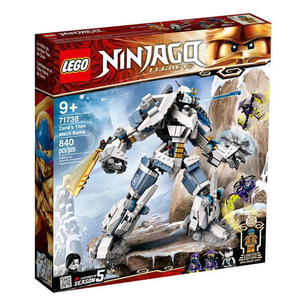 LEGO® NINJAGO® 71738 Zanes Titan-Mech OVP Vorderseite