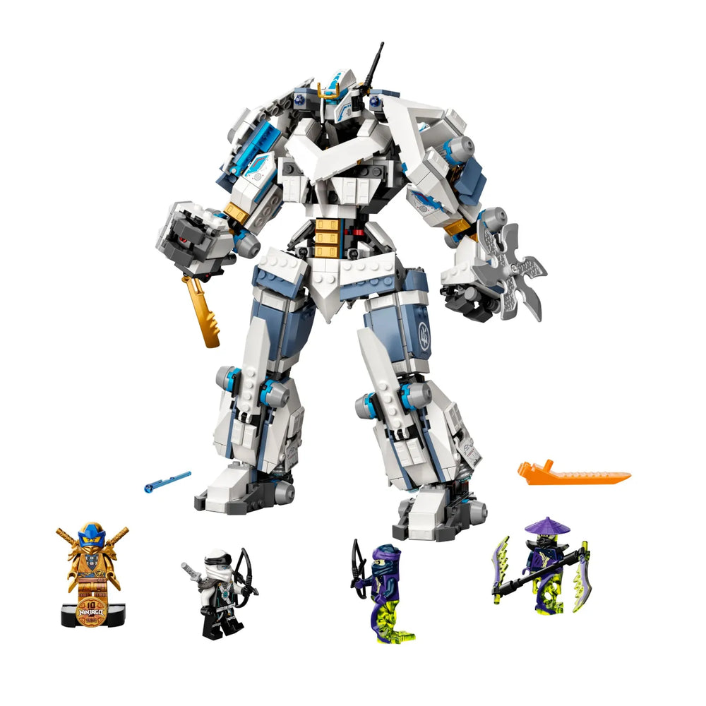 LEGO® NINJAGO® 71738 Zanes Titan-Mech OVP Vorderseite