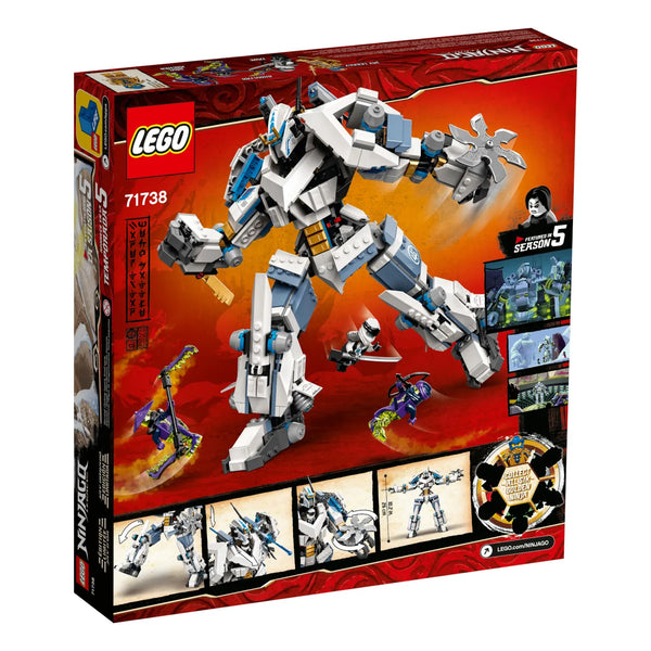 LEGO® NINJAGO® 71738 Zanes Titan-Mech OVP Rückseite