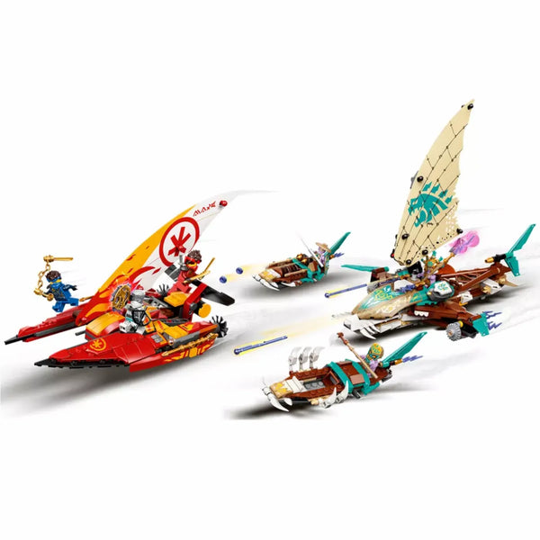 LEGO® NINJAGO® 71748 Duell der Katamarane