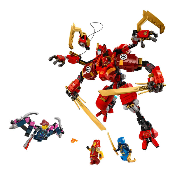 LEGO® NINJAGO® 71812 Kais Ninja-Kletter-Mech aufgebaut