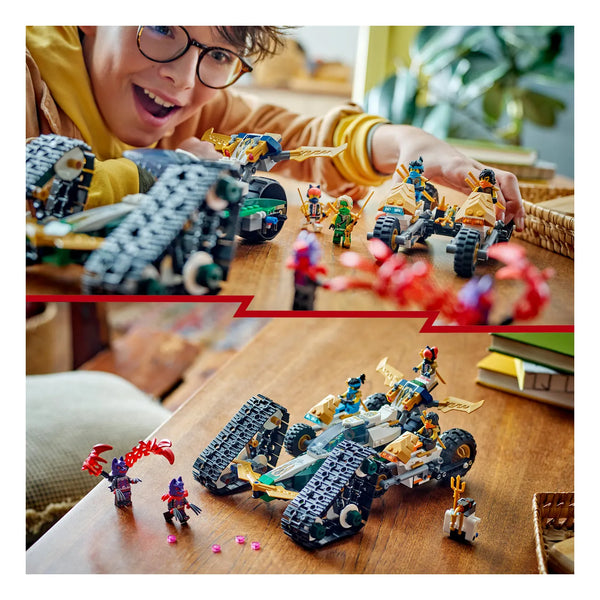 LEGO® NINJAGO® 71820 Kombi-Raupe des Ninja-Teams für Kinder