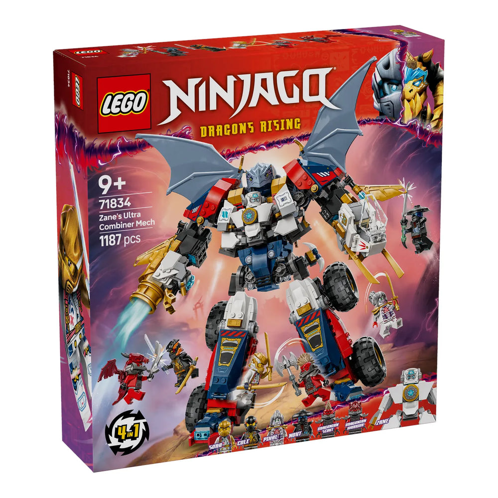 LEGO® NINJAGO® 71834 Zanes Ultra-Kombi-Mech Verpackung Vorderseite
