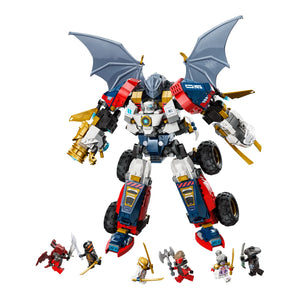 LEGO® NINJAGO® 71834 Zanes Ultra-Kombi-Mech aufgebaut