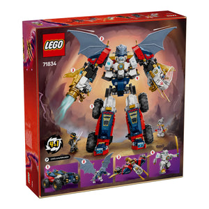 LEGO® NINJAGO® 71834 Zanes Ultra-Kombi-Mech Verpackung Rückseite