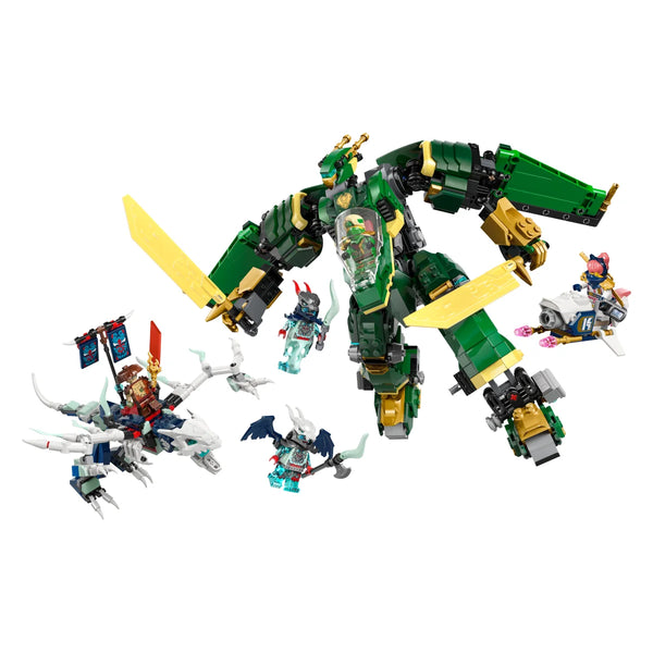 LEGO® NINJAGO® 71845 Lloyds Jet-Mech aufgebaut