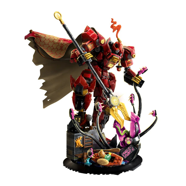 LEGO® NINJAGO® 71846 Der Feuerritter-Mech aufgeabaut