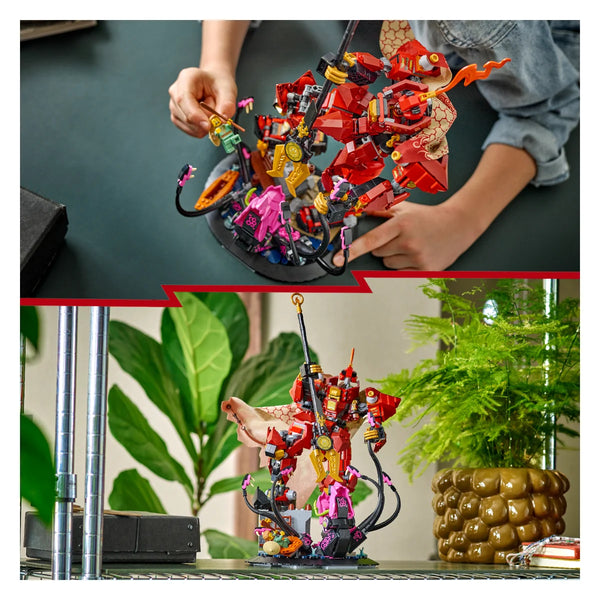 LEGO® NINJAGO® 71846 Der Feuerritter-Mech als Dekoration