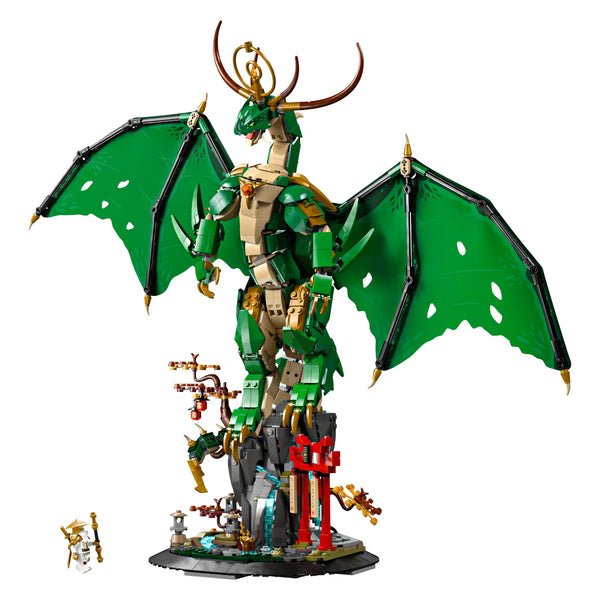 LEGO® NINJAGO® 71847 Der Wächterdrache aufgebaut