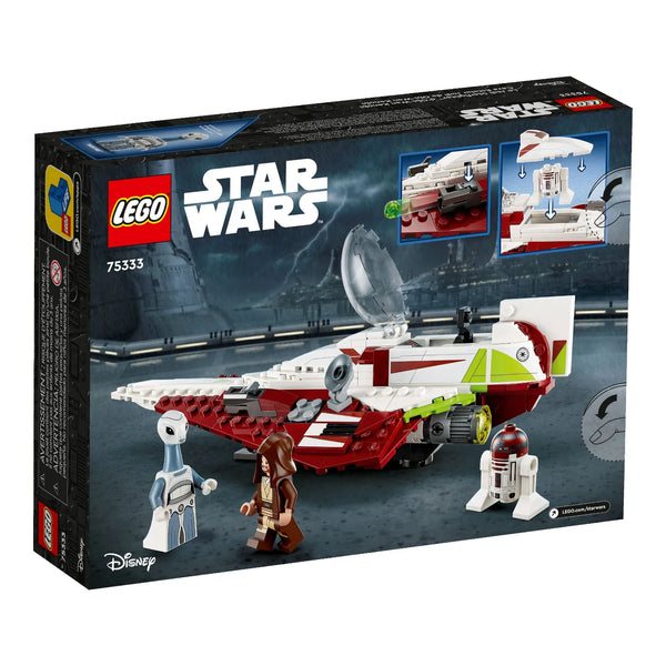 LEGO® Star Wars™ 75333 Obi-Wan Kenobis Jedi Starfighter™ Verpackung Rückseite