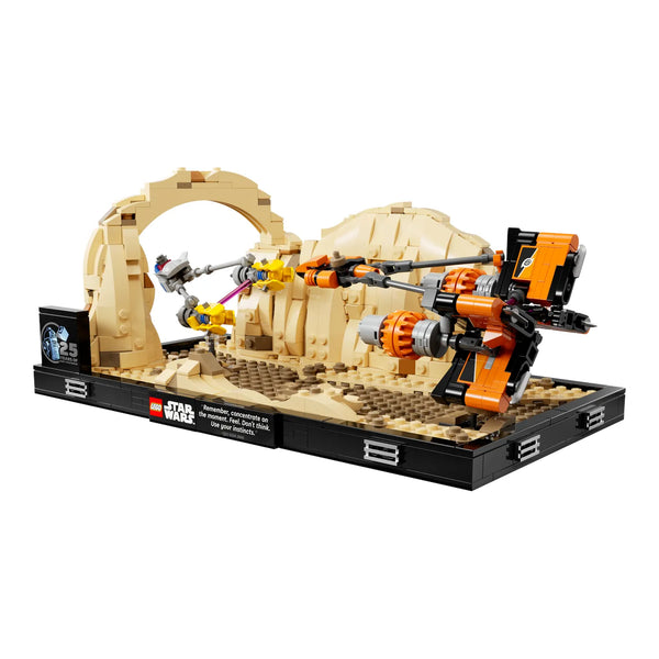LEGO® Star Wars™ 75380 Podrennen in Mos Espa – Diorama aufgebaut