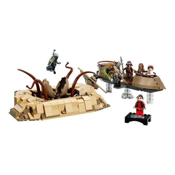 LEGO® Star Wars™ 75396 Wüsten-Skiff und Sarlacc-Grube aufgebaut