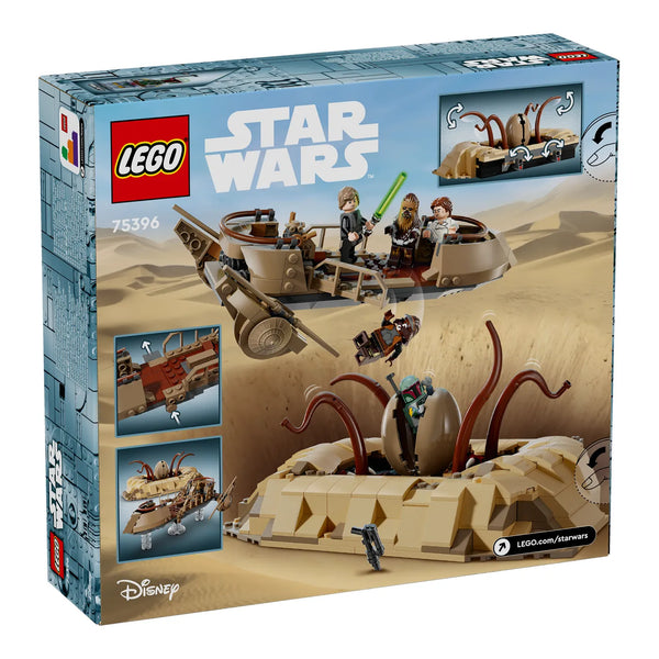 LEGO® Star Wars™ 75396 Wüsten-Skiff und Sarlacc-Grube Verpackung Rückseite